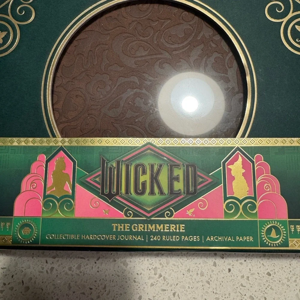 Wicked: The Grimmerie Collectible Hardcover Journal NIB Sealed